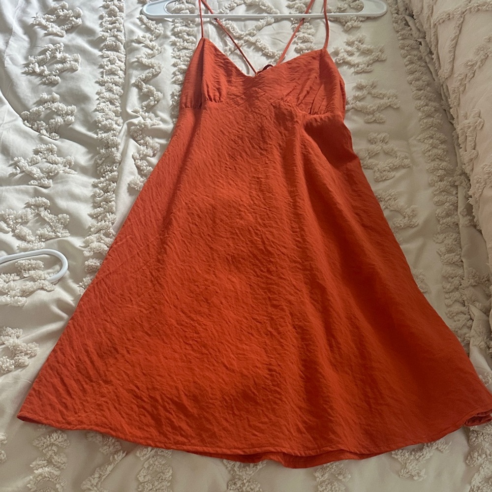 Madewell Orange Mini Dress
